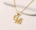 Collier double Initial