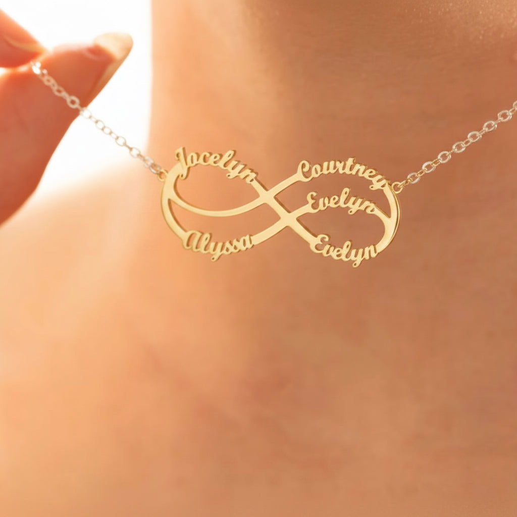 Collier Infini 4 à 6 Prénoms