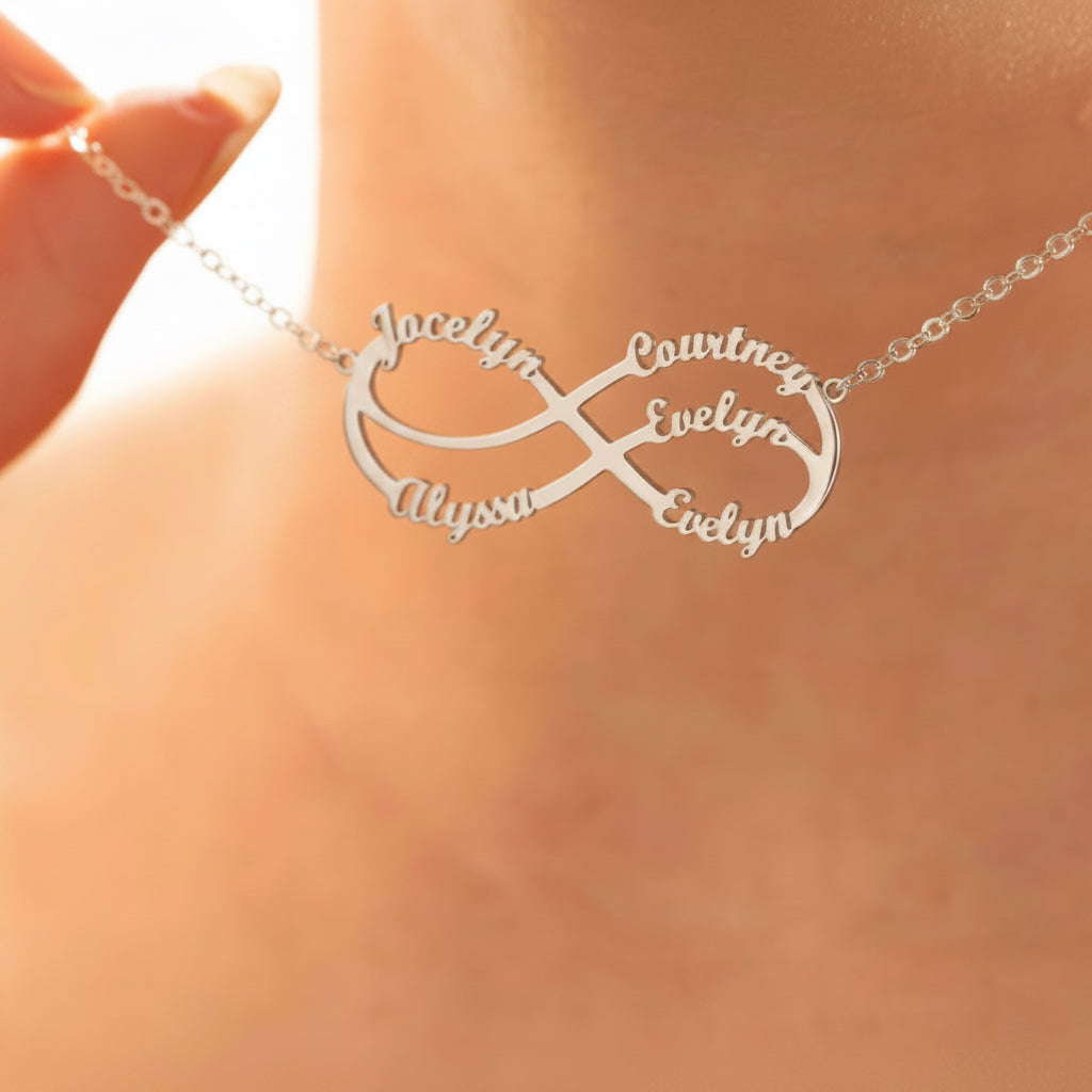 Collier Infini 4 à 6 Prénoms