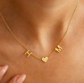 Collier 2 initial avec coeur
