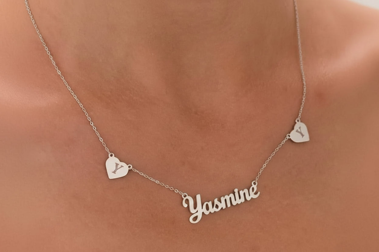Collier Initial et 1 prenom